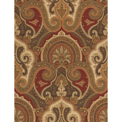 KRAVET DESIGN WEAVE  BROWN,BURGUNDY/RED,BEIGE   - 30937.619.0