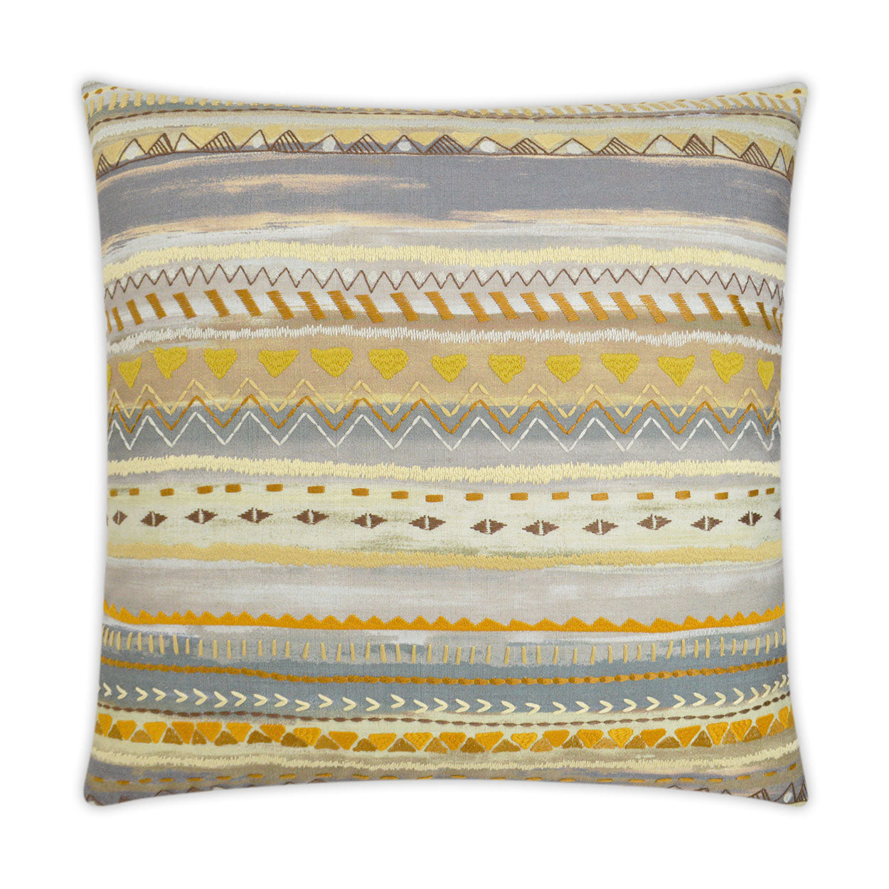 D.V. KAP HOME   24" x 24" Classic Charm Pillow Western Chic, Global    - 3096-2424