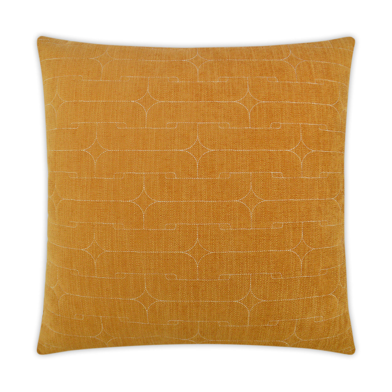 D.V. KAP HOME   24" x 24" Unchained Pillow - Mustard Modern    - 3103-M-2424