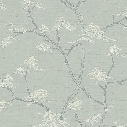SCHUMACHER WALLCOVERING  BORASTAPETER TEMPLE TREE   MINERAL   - 3103