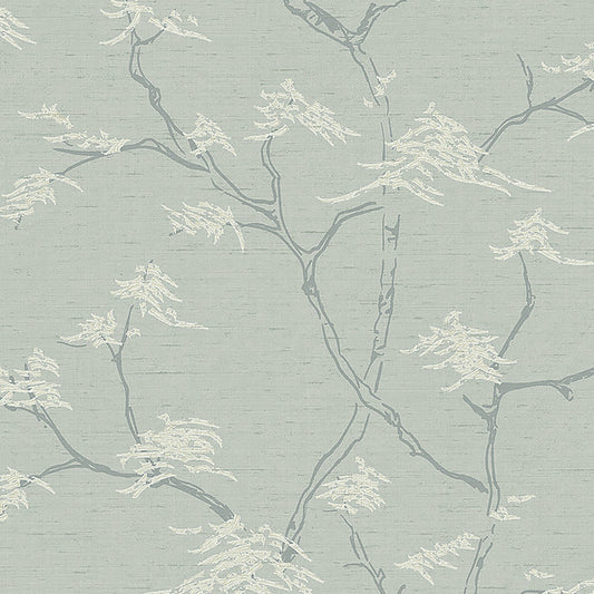 SCHUMACHER WALLCOVERING  BORASTAPETER TEMPLE TREE   MINERAL   - 3103