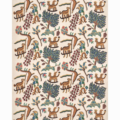 SCHUMACHER FABRIC  CHROMA Colonial Crewel   DOCUMENT   - 3135012