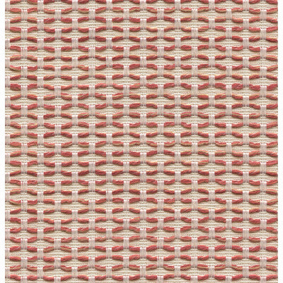 KRAVET DESIGN TEXTURE  WHITE,BURGUNDY/RED,   - 31367.19.0