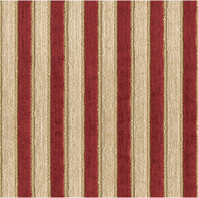 KRAVET DESIGN CHENILLE STRIPES BEIGE,BURGUNDY/RED,   - 31370.1619.0