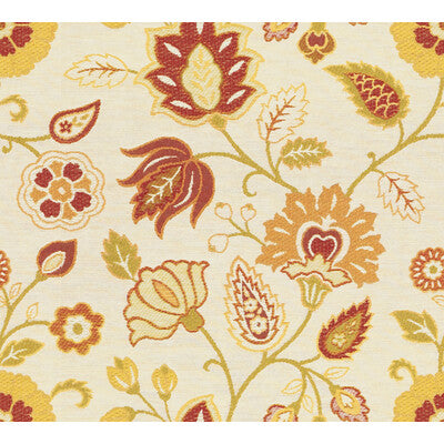 KRAVET DESIGN  JACOBEANS BEIGE,BURGUNDY/RED,YELLOW   - 31377.419.0