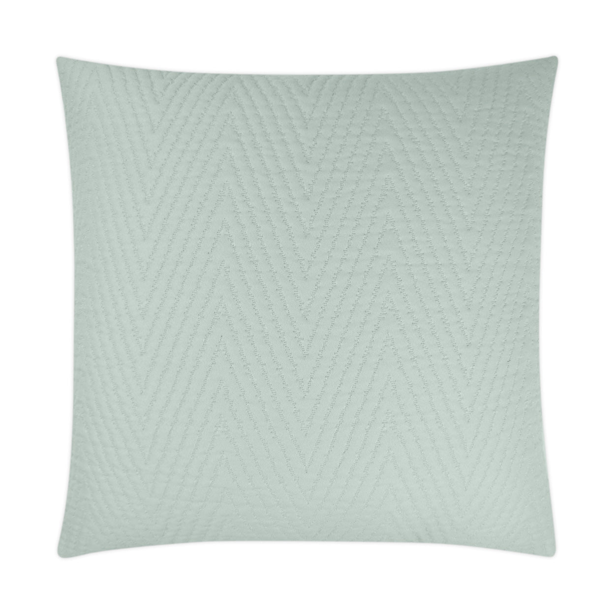 D.V. KAP HOME   24" x 24" Demure Pillow - Capri Solid, Chevron    - 3138-C-2424