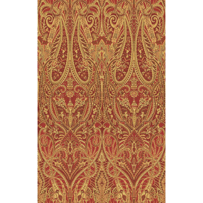 KRAVET DESIGN  PAISLEY BURGUNDY/RED,YELLOW,   - 31380.19.0