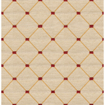 KRAVET DESIGN CHENILLE SMALL SCALE BEIGE,BURGUNDY/RED,   - 31389.1619.0