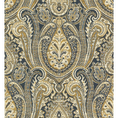 KRAVET DESIGN JACQUARDS PAISLEY WHITE,YELLOW,BLUE   - 31395.514.0