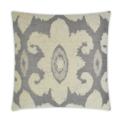 D.V. KAP HOME   24" x 24" Rekha Pillow - Grey Global    - 3140-G-2424