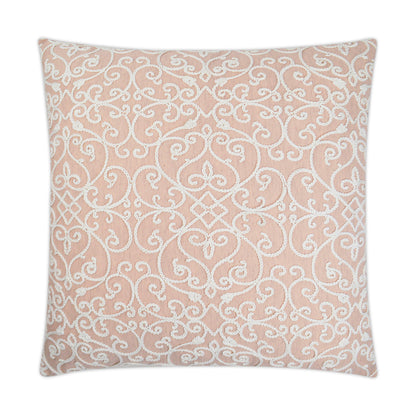 D.V. KAP HOME   24" x 24" Serafim Pillow - Rose Transitional    - 3143-R-2424