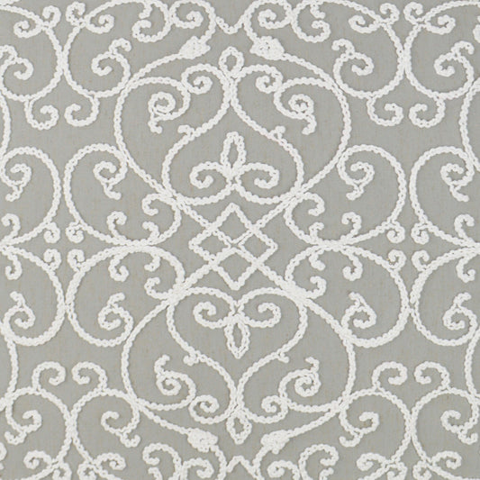 D.V. KAP HOME 3143-S-YARD Serafim Fabric - Stone Transitional  Grey   - Serafim