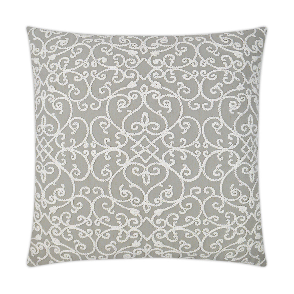 D.V. KAP HOME   24" x 24" Serafim Pillow - Stone Transitional    - 3143-S-2424