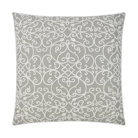D.V. KAP HOME   24" x 24" Serafim Pillow - Stone Transitional    - 3143-S-2424