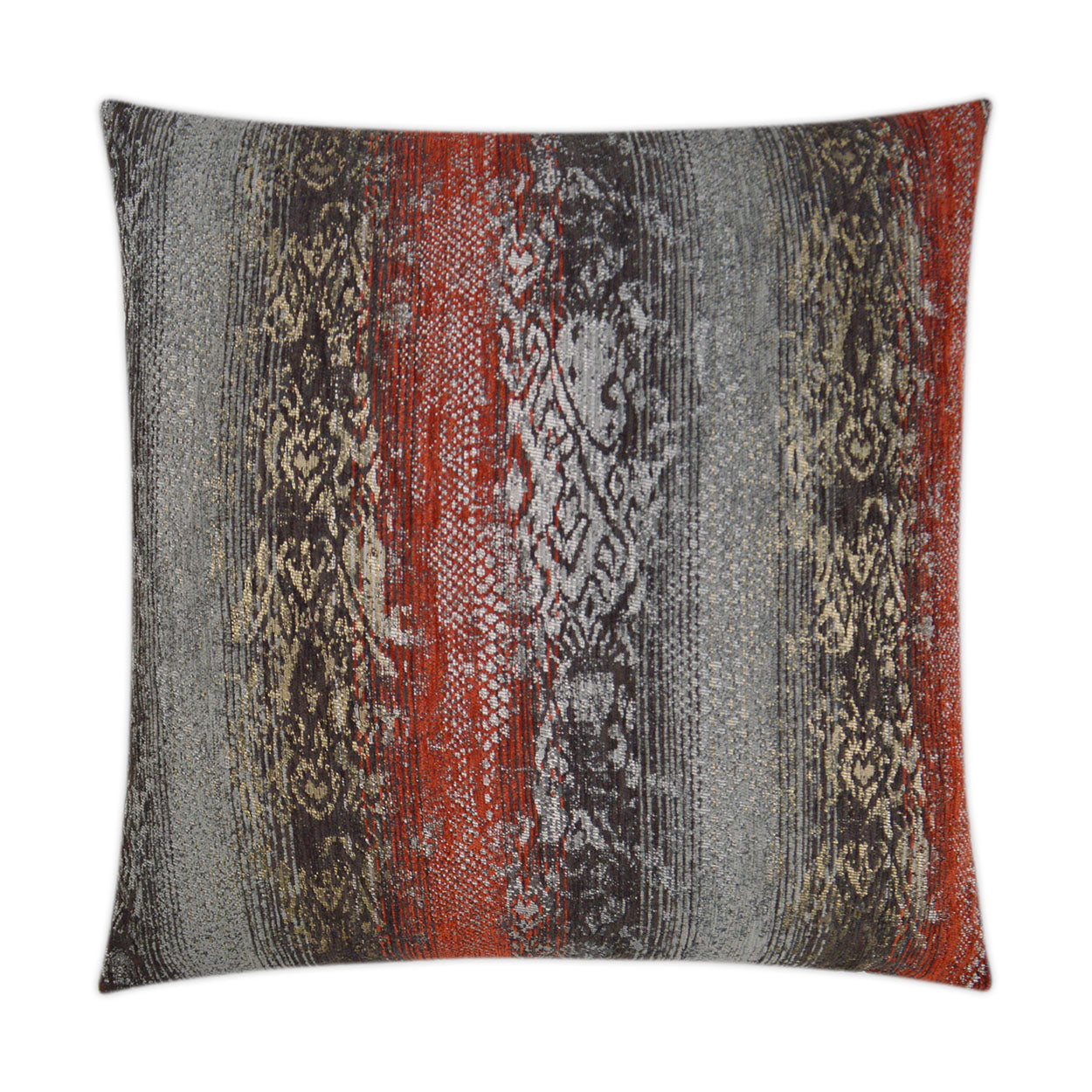 D.V. KAP HOME   24" x 24" Mikadoon Pillow - Earthen Abstract, Global    - 3145-E-2424