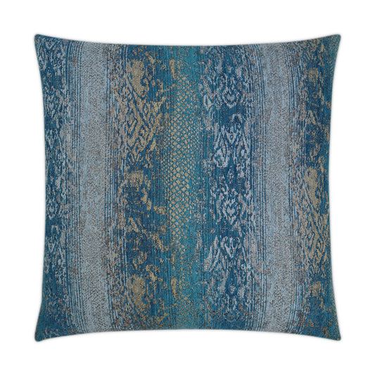 D.V. KAP HOME   24" x 24" Mikadoon Pillow - Peacock Abstract, Global    - 3145-P-2424