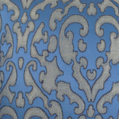 D.V. KAP HOME   24" x 24" Bokhara Pillow - Bluestone Traditional    - 3148-B-2424