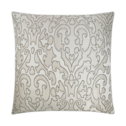 D.V. KAP HOME   24" x 24" Bokhara Pillow - Ivory Traditional    - 3148-I-2424