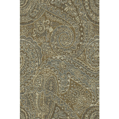 KRAVET CONTRACT CRYPTON PAISLEY BROWN,LIGHT BLUE,   - 31524.615.0