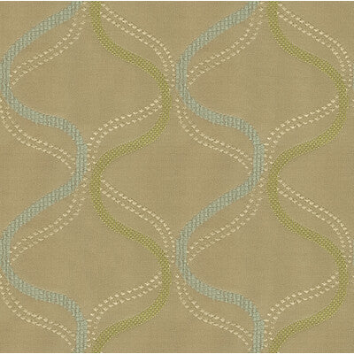 KRAVET CONTRACT CRYPTON LATTICE/SCROLLWORK BEIGE,LIGHT BLUE,LIGHT GREEN   - 31548.106.0