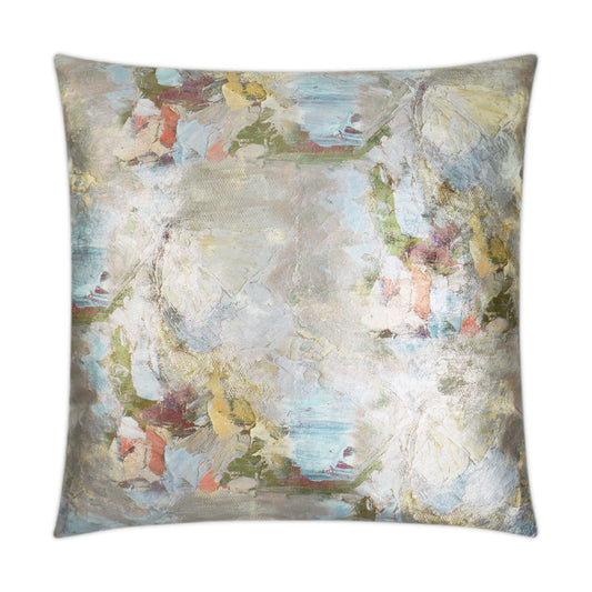 D.V. KAP HOME   24" x 24" Untamed Chic Pillow - Glacier Transitional, Abstract    - 3156-G-2424