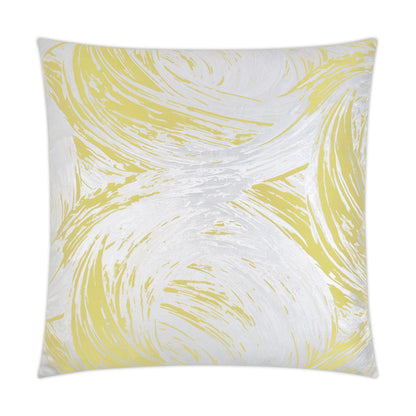 D.V. KAP HOME   24" x 24" Tornado Pillow - Citron Modern, Abstract    - 3159-C-2424