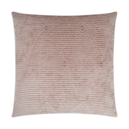 D.V. KAP HOME   24" x 24" Outline Pillow - Blush Solid, Textured    - 3164-B-2424
