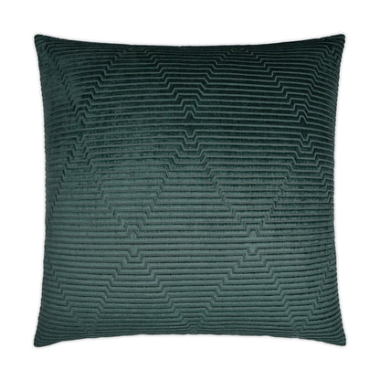 D.V. KAP HOME   24" x 24" Outline Pillow - Hunter Solid, Textured    - 3164-H-2424