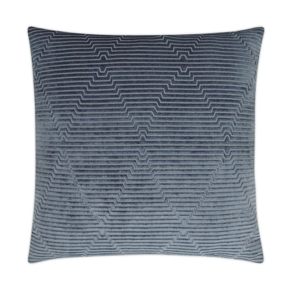 D.V. KAP HOME   24" x 24" Outline Pillow - Midnight Solid, Textured    - 3164-M-2424