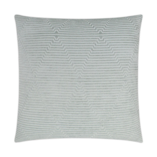 D.V. KAP HOME   24" x 24" Outline Pillow - Spa Solid, Textured    - 3164-S-2424