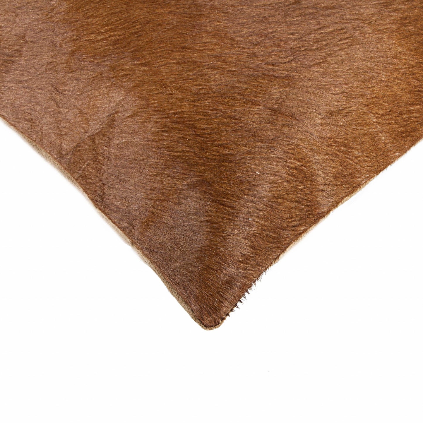 18" Red Cowhide Throw Pillow