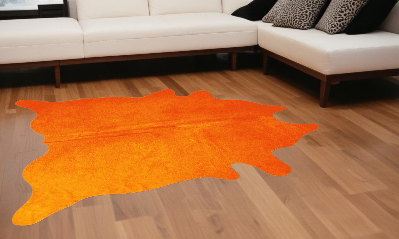 72" X 84" Firecracker Cowhide - Rug