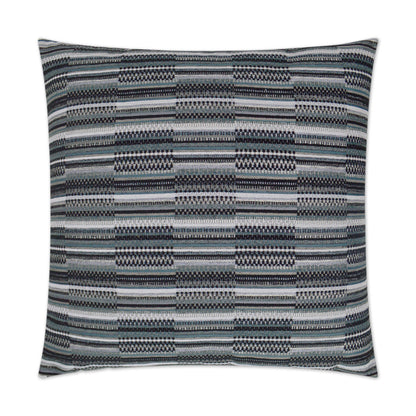 D.V. KAP HOME   24" x 24" Craftsman Pillow - Charcoal Global    - 3168-C-2424