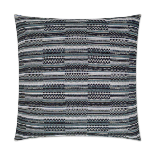 D.V. KAP HOME   24" x 24" Craftsman Pillow - Charcoal Global    - 3168-C-2424