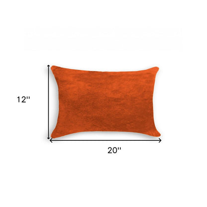 12" X 20" X 5" Firecracker Cowhide  Pillow