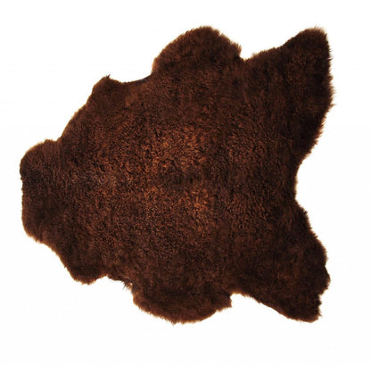 2' X 3' Chocolate Cowhide Hand Woven Area Rug