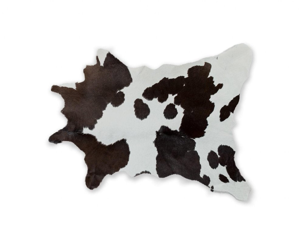 2' X 3' Chocolate Cowhide Hand Woven Area Rug