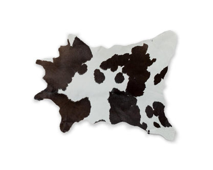 2' X 3' Chocolate Cowhide Hand Woven Area Rug