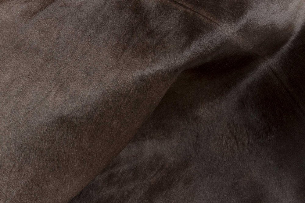 2' X 3' Taupe And White Calfskin - Area Rug