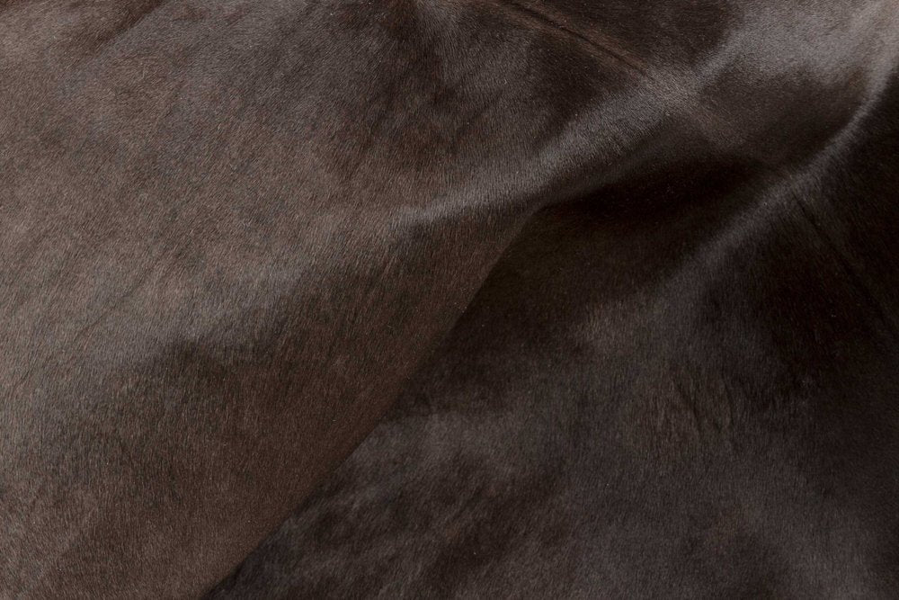 2' X 3' Taupe And White Calfskin - Area Rug