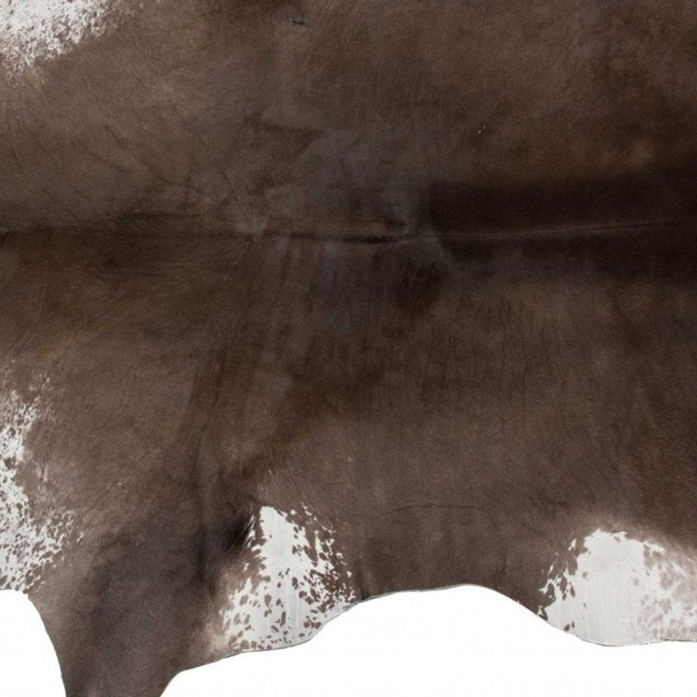 2' X 3' Taupe And White Calfskin - Area Rug