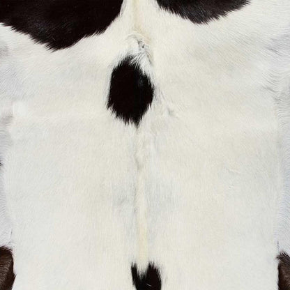 2' X 3' Taupe And White Calfskin - Area Rug