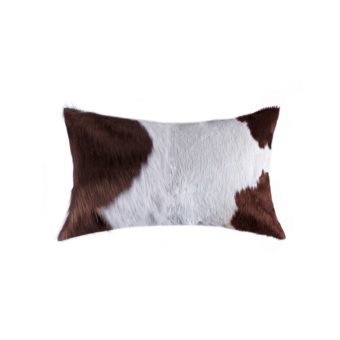 12" X 20" Off White Cowhide Pillow