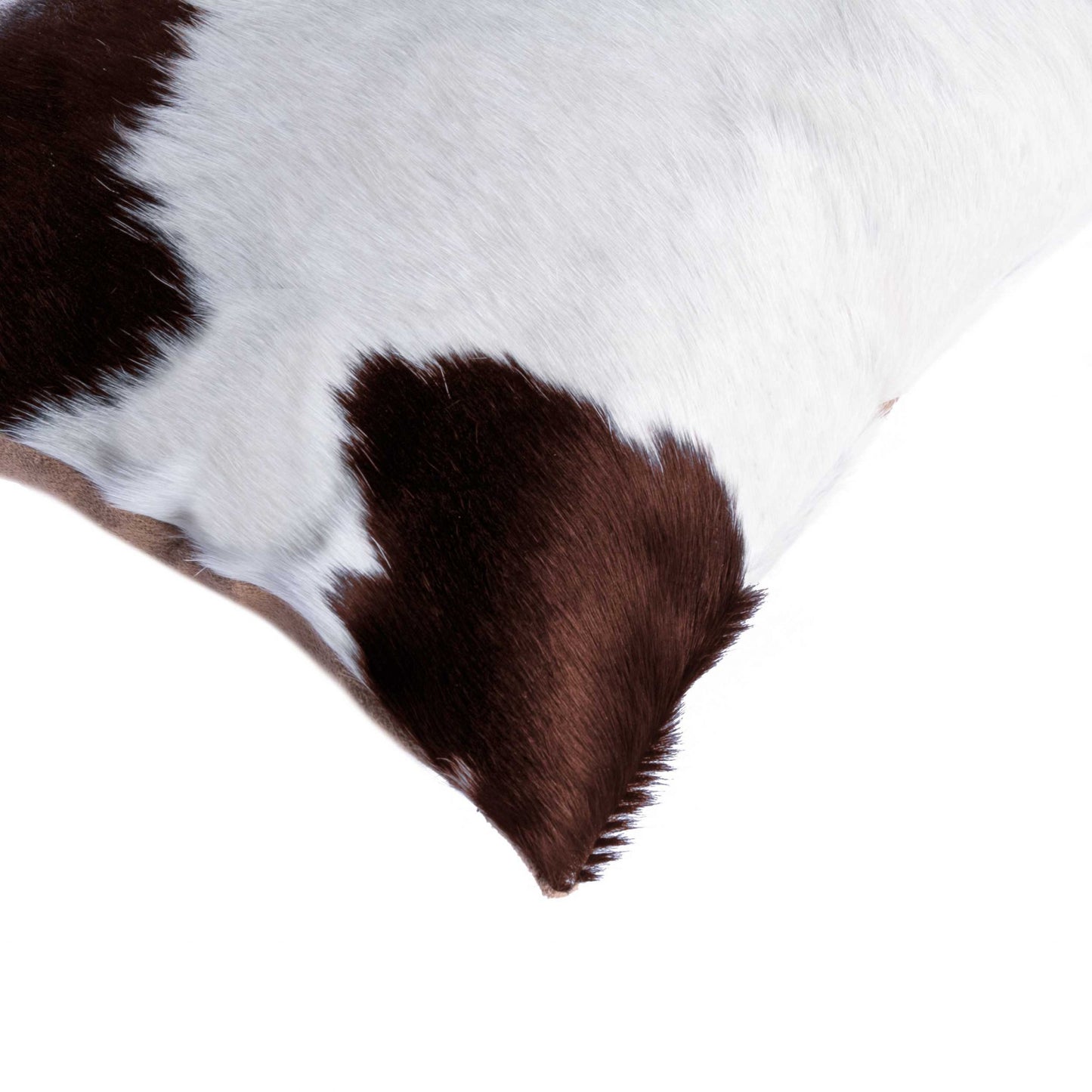 12" X 20" Off White Cowhide Pillow