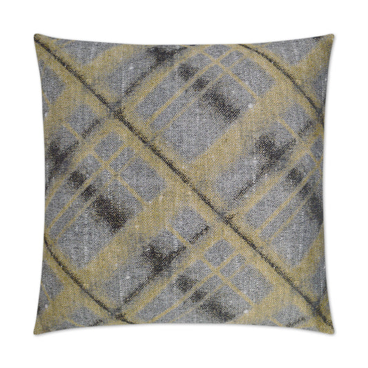 D.V. KAP HOME   24" x 24" Julian Pillow Plaid - Check    - 3170-2424