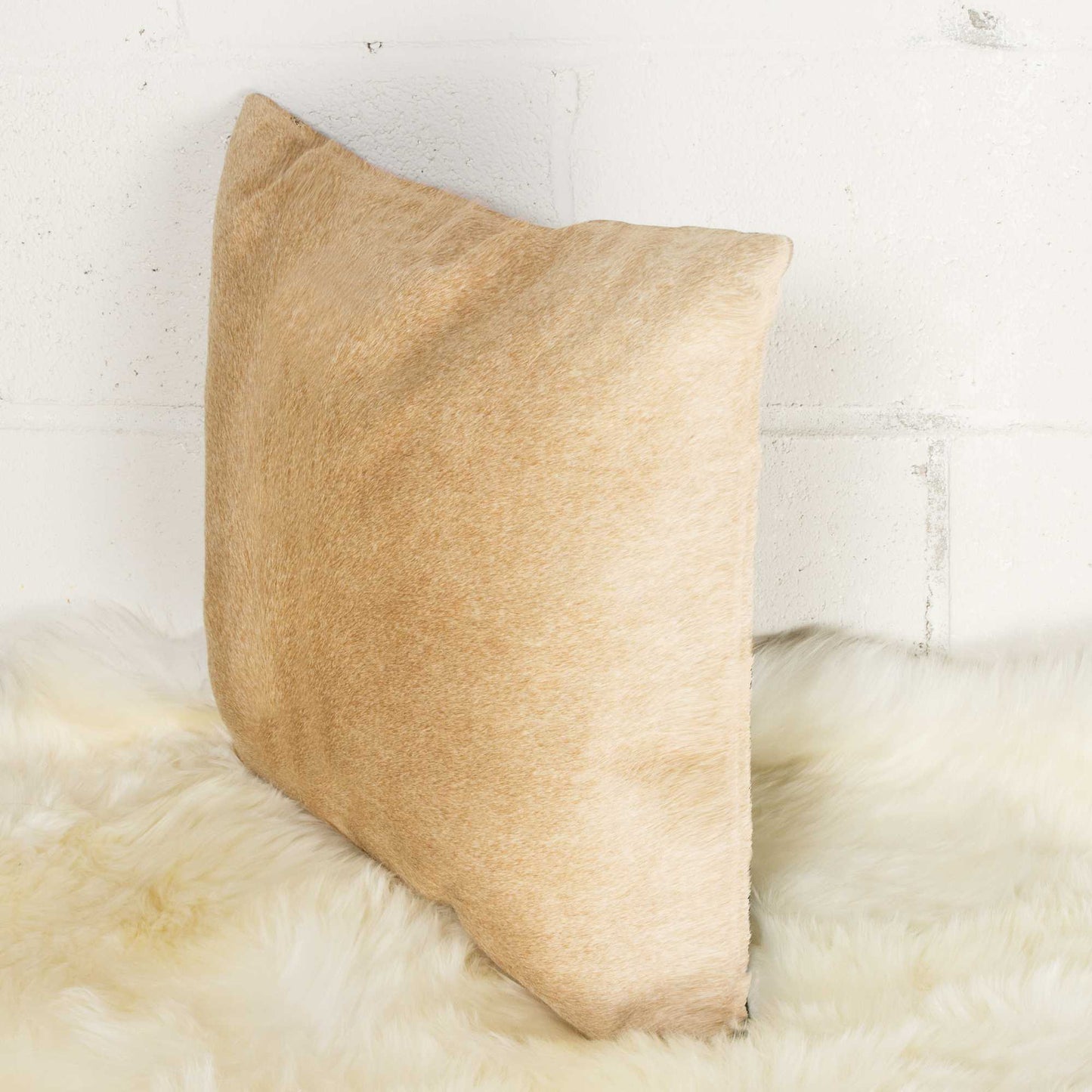 18" X 18" X 5" Gray Cowhide - Pillow 2-Pack