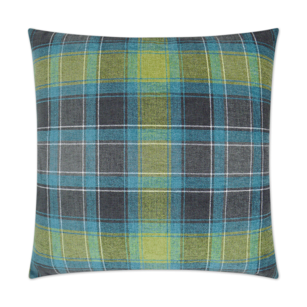 D.V. KAP HOME   24" x 24" Talbot Pillow Plaid - Check    - 3171-2424