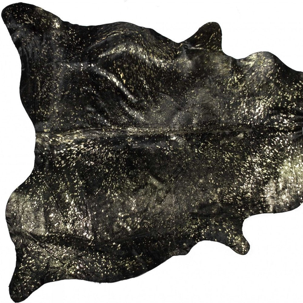 5' X 7' Natural Cowhide Area Rug