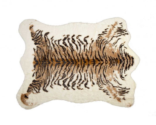 63" X 90" Tiger Faux Hide - Area Rug