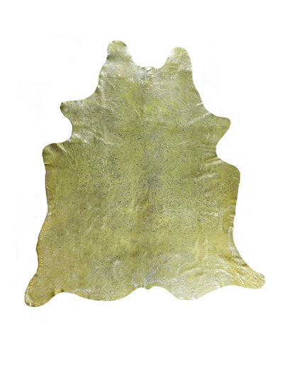 6' X 7' Natural Cowhide Cowhide Print Area Rug
